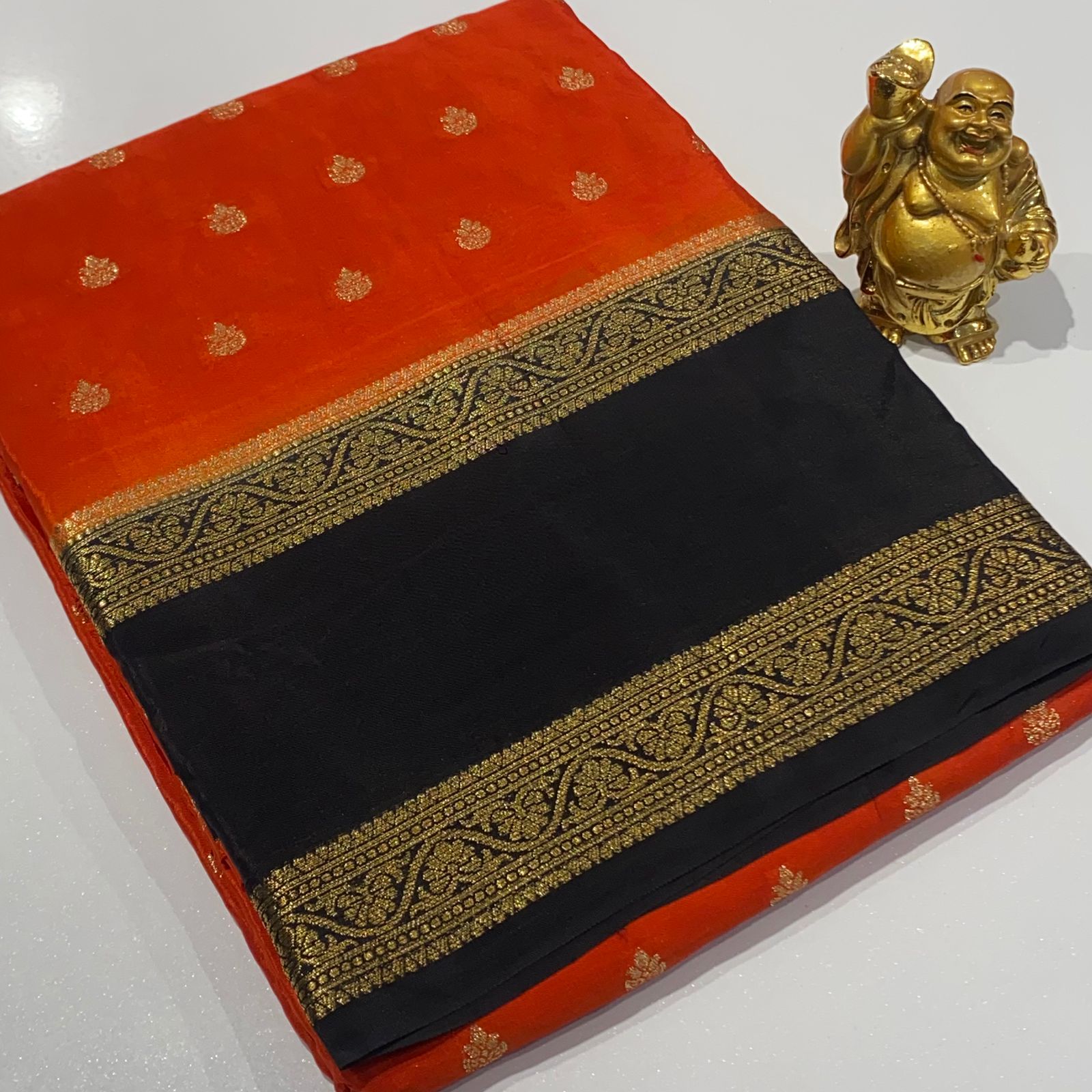 Designer Mysore Crepe Saree