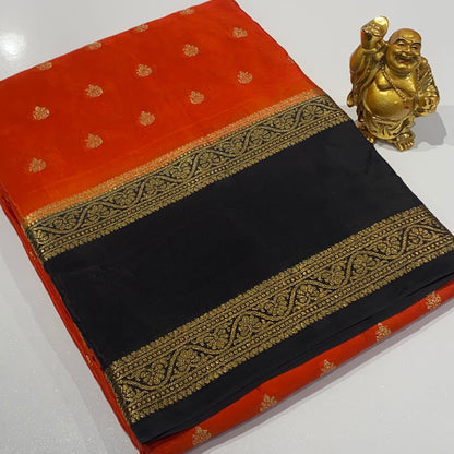 Designer Mysore Crepe Saree