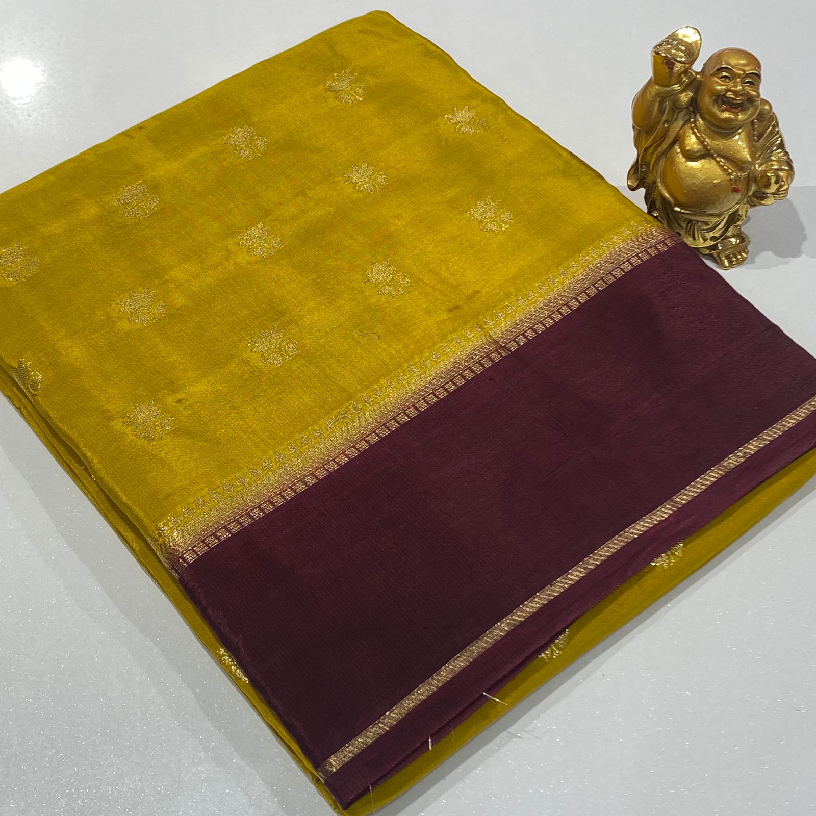 Designer Mysore Crepe Saree