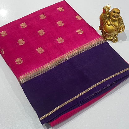 Designer Mysore Crepe Saree