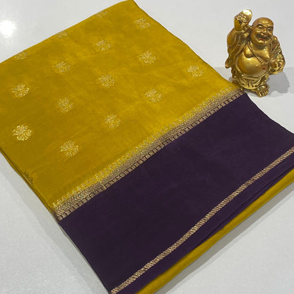 Designer Mysore Crepe Saree