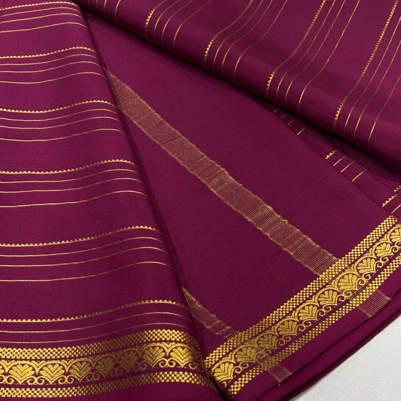 Pure Mysore Silk Saree