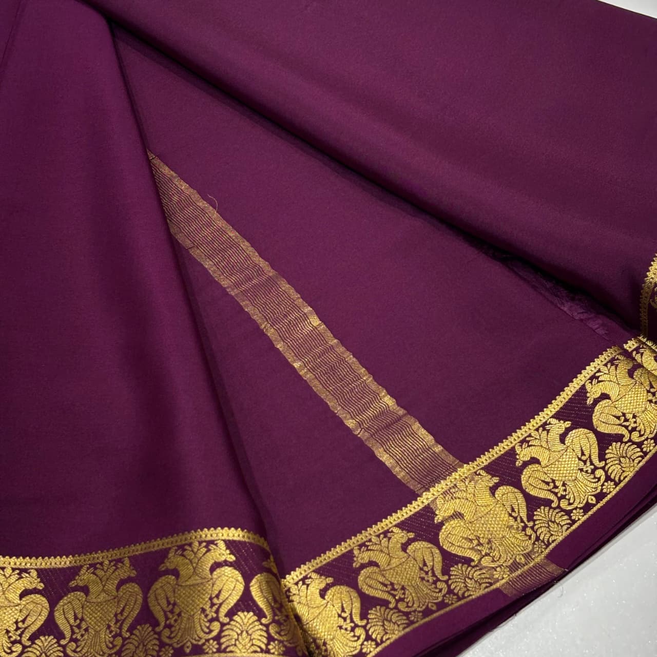 Pure Mysore Silk Saree