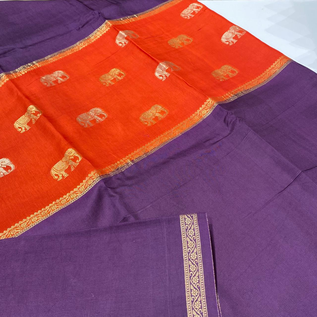 Designer Mysore Crepe Saree