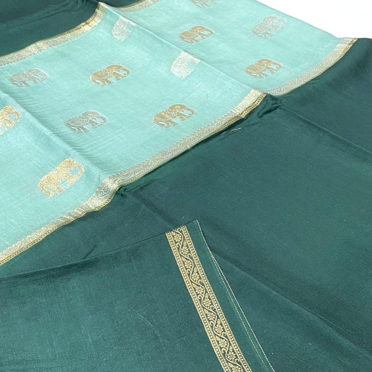 Designer Mysore Crepe Saree