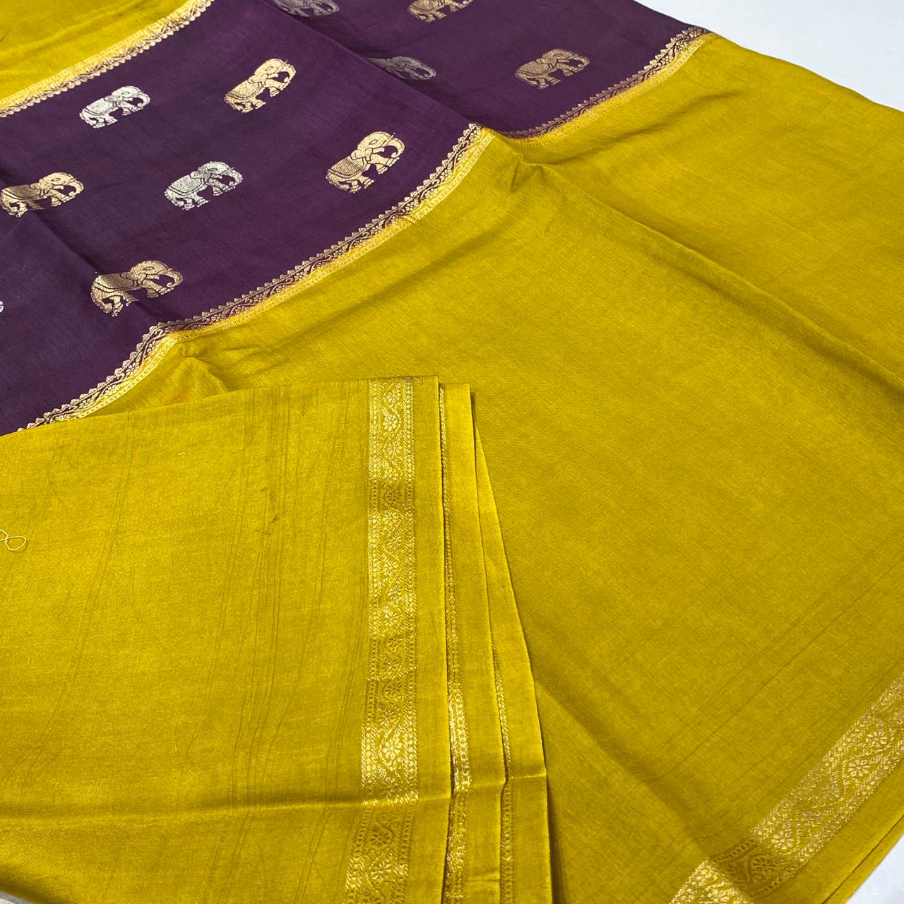 Designer Mysore Crepe Saree