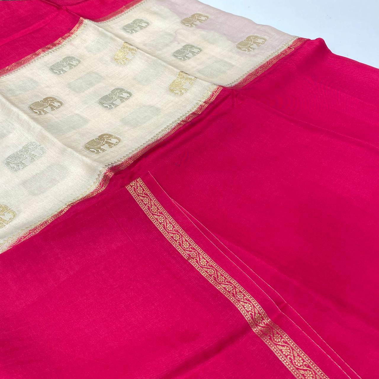 Designer Mysore Crepe Saree