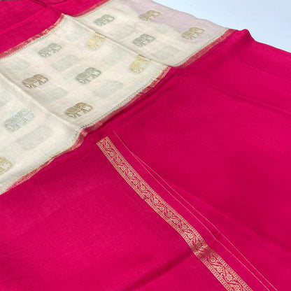 Designer Mysore Crepe Saree