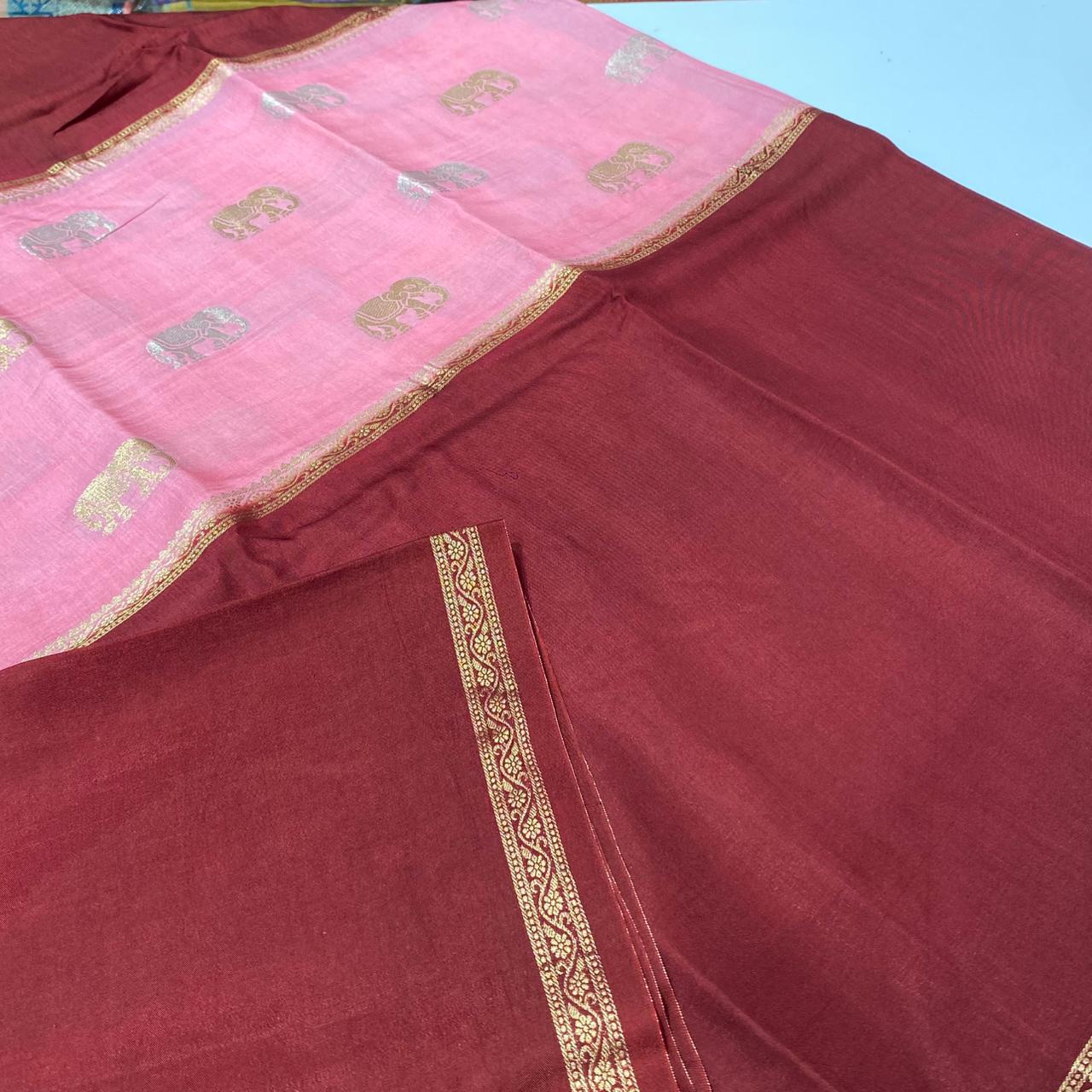 Designer Mysore Crepe Saree