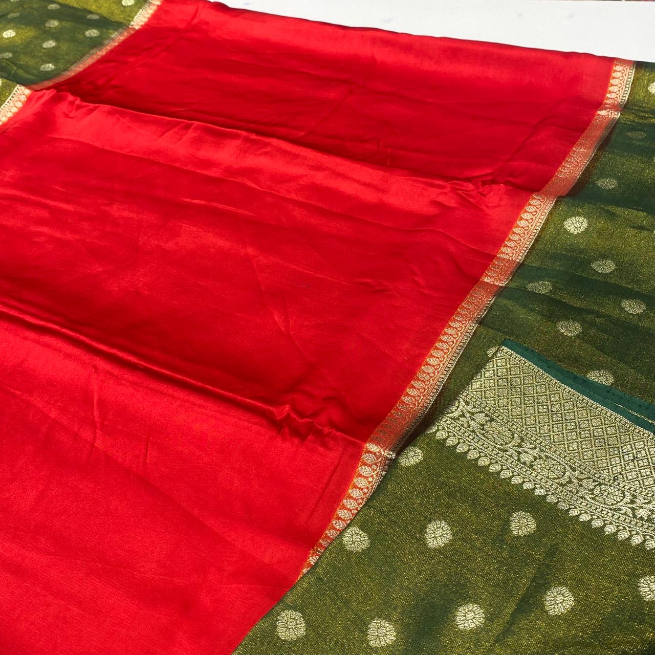 Designer Mysore Crepe Saree