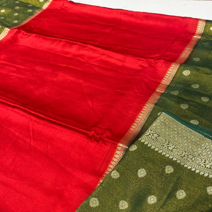 Designer Mysore Crepe Saree