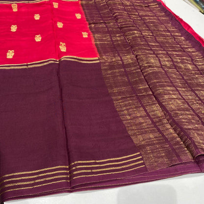 Designer Mysore Crepe Saree