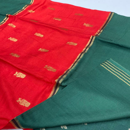 Designer Mysore Crepe Saree