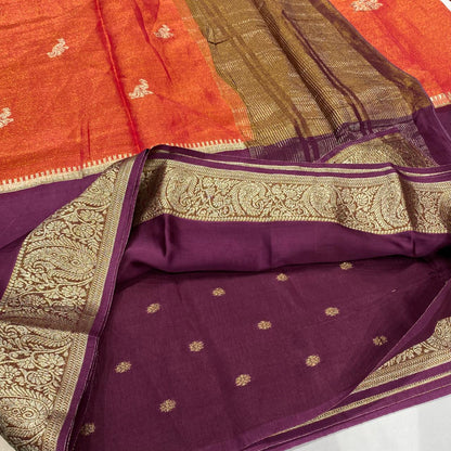 Designer Mysore Crepe Saree