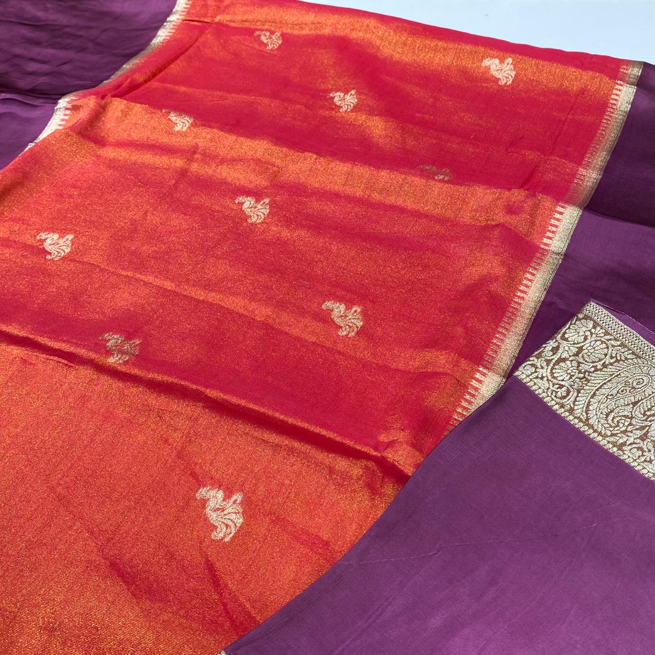 Designer Mysore Crepe Saree