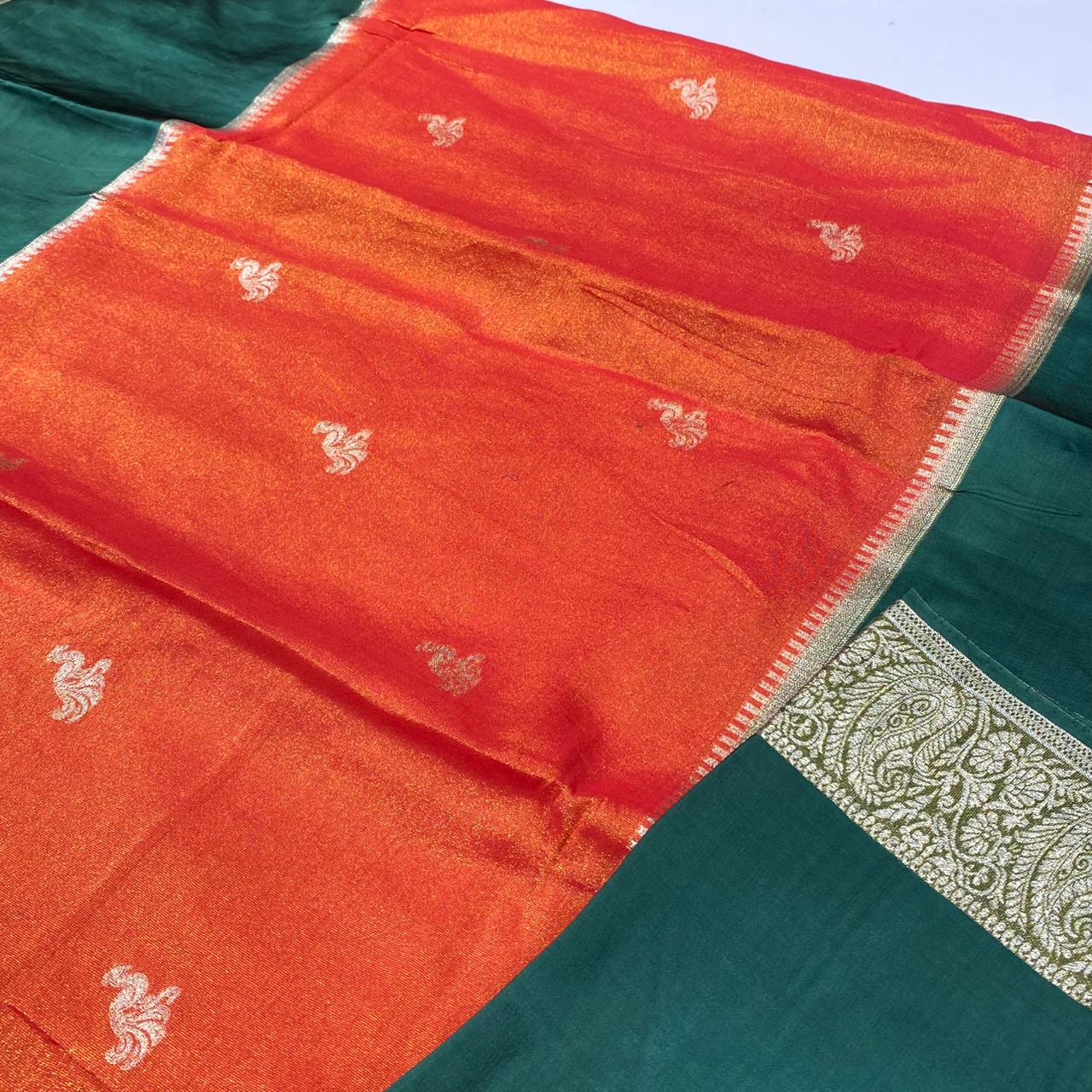 Designer Mysore Crepe Saree