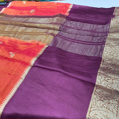 Designer Mysore Crepe Saree