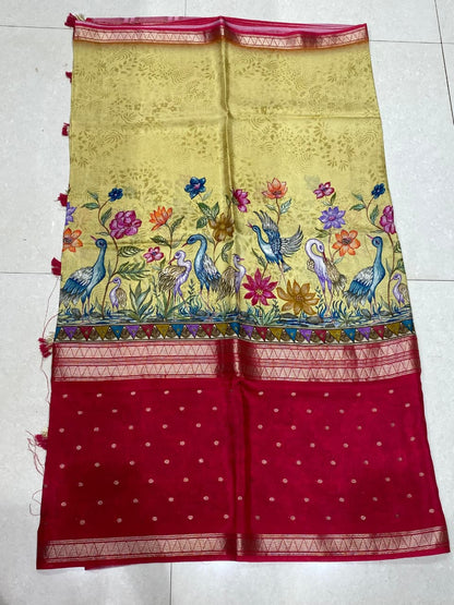 Designer Mysore Crepe Saree
