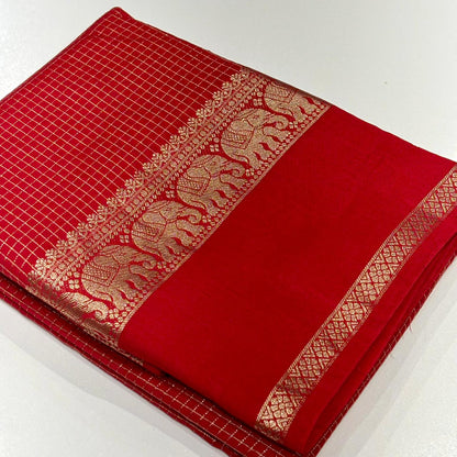 Chanderi Silk Cotton Saree