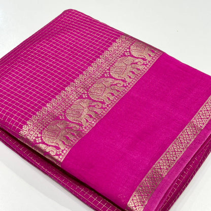 Chanderi Silk Cotton Saree