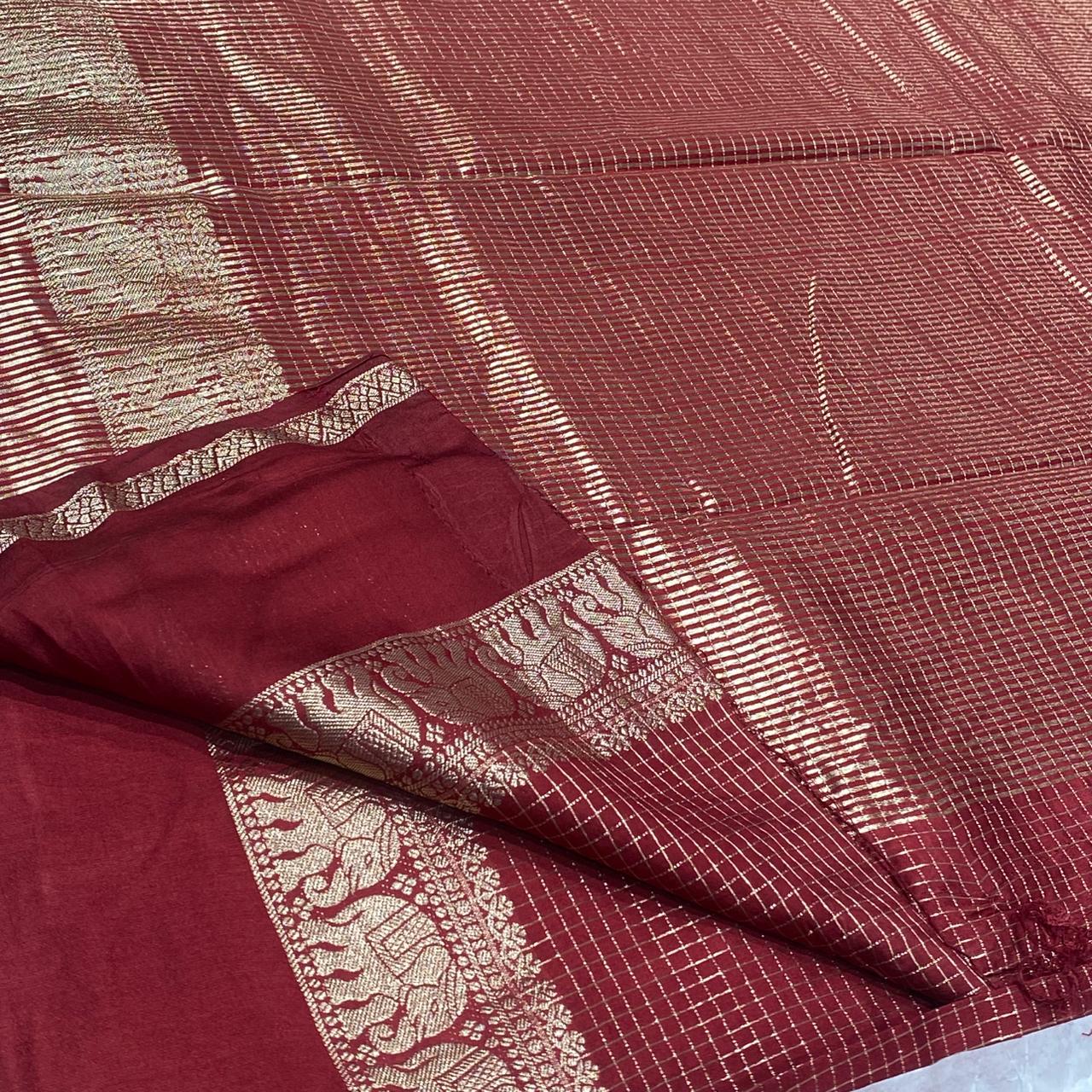 Chanderi Silk Cotton Saree
