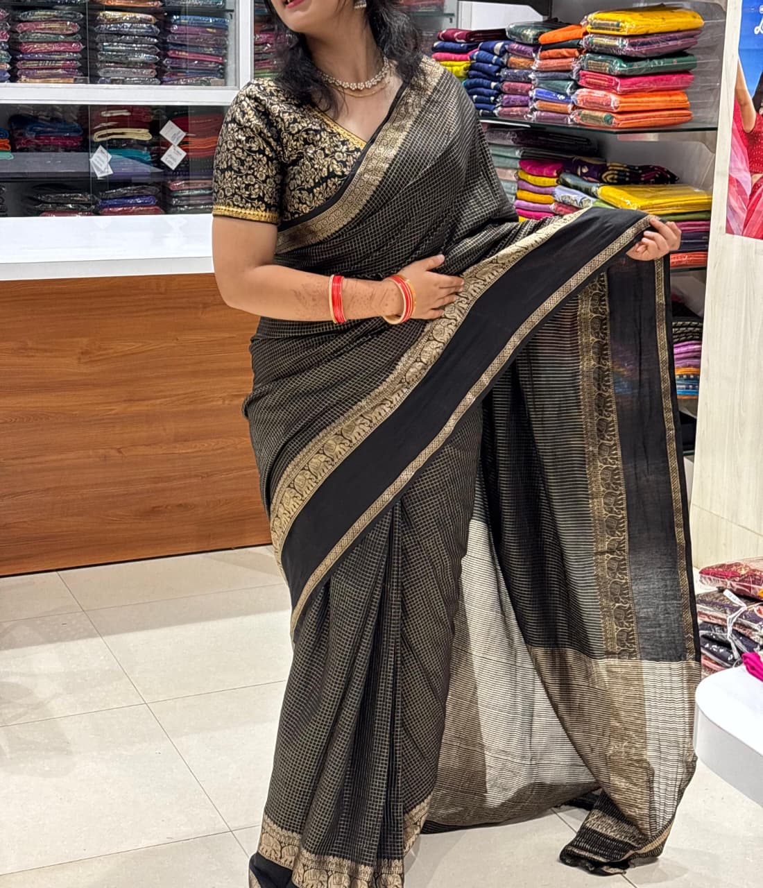 Chanderi Silk Cotton Saree