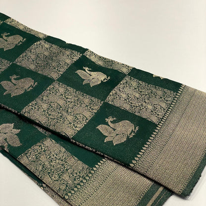 Wrinkle Chiffon Banarasi Sarees