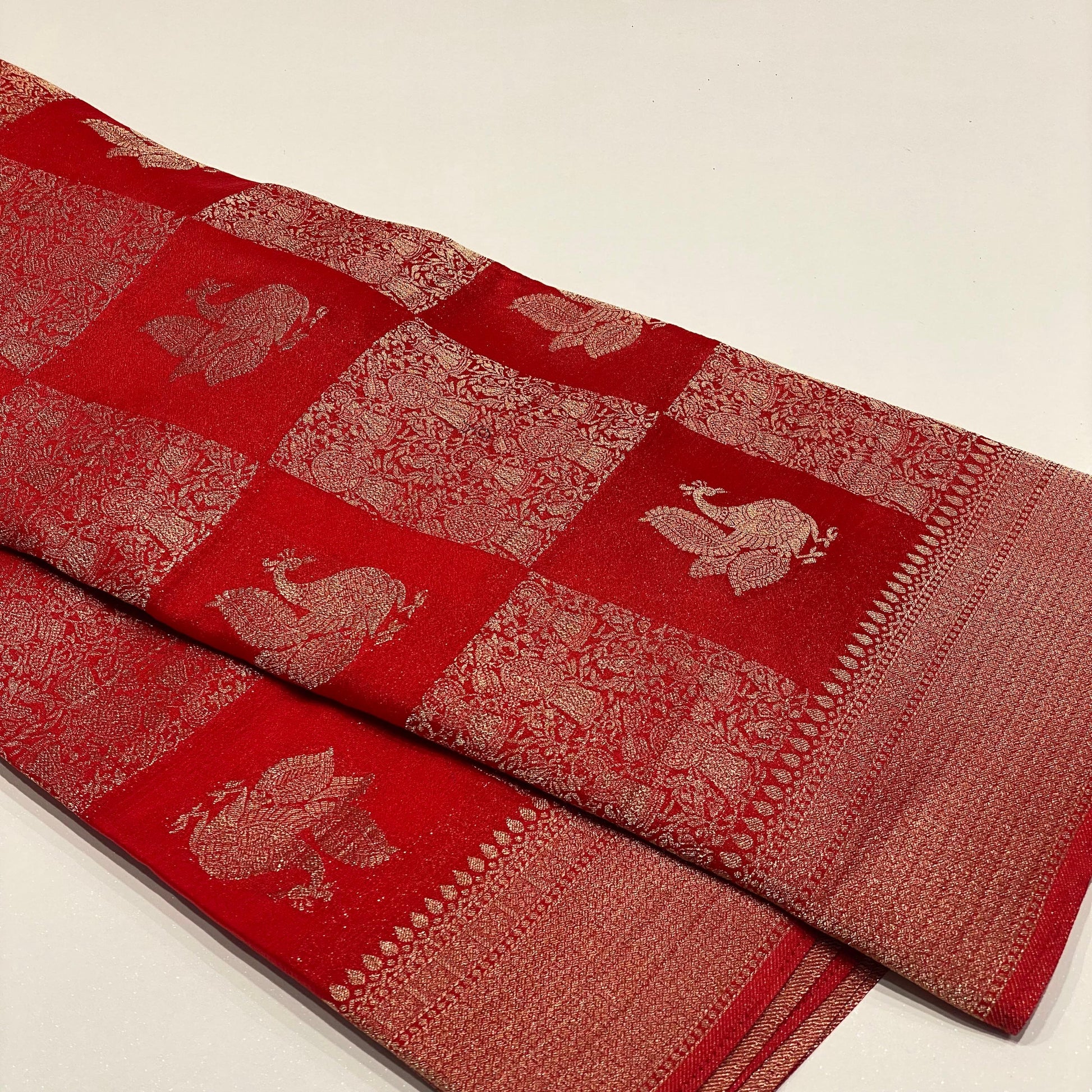 Wrinkle Chiffon Banarasi Sarees