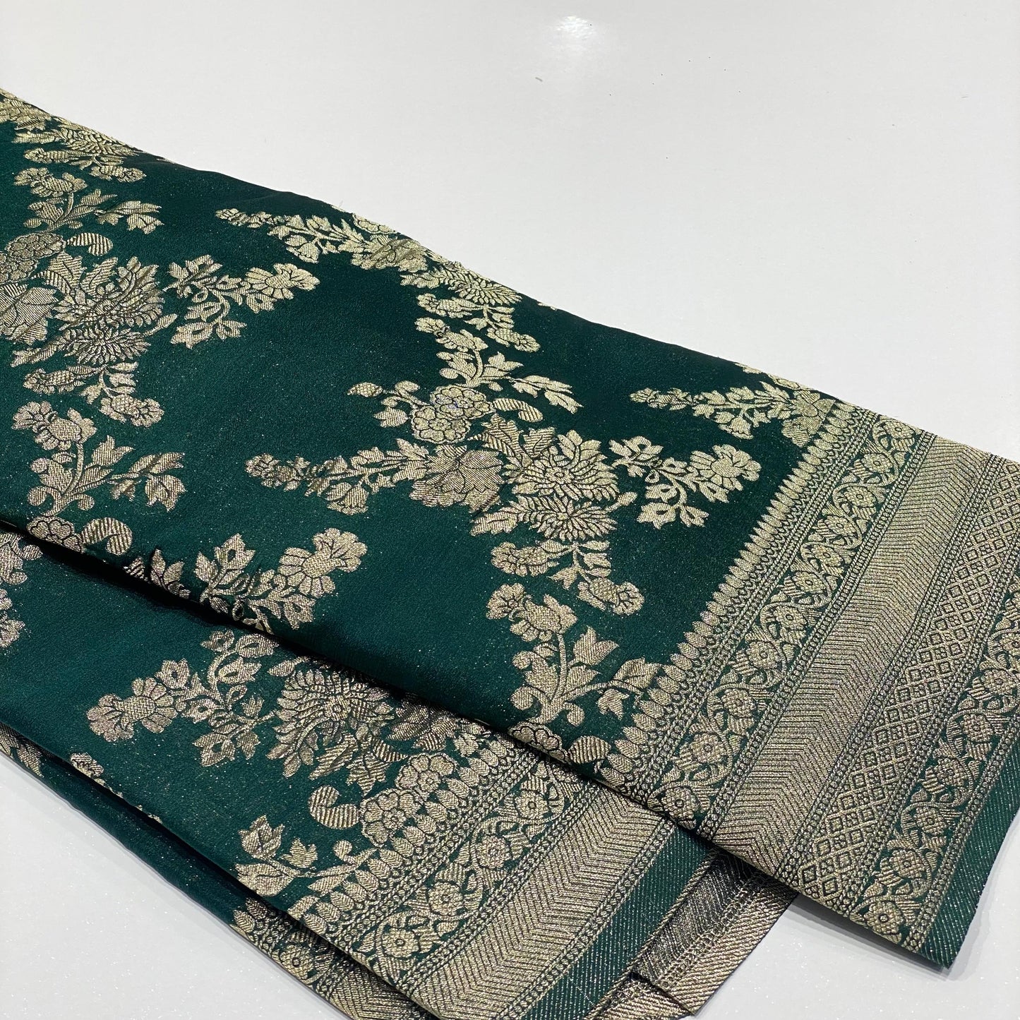 Wrinkle Chiffon Banarasi Sarees