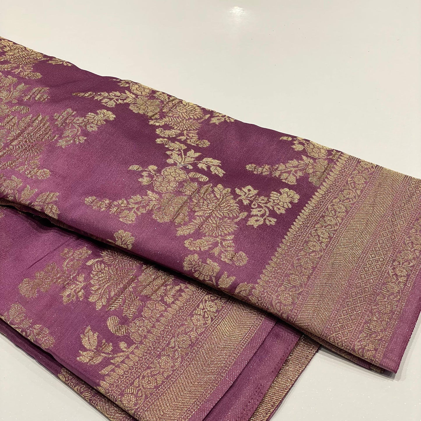 Wrinkle Chiffon Banarasi Sarees