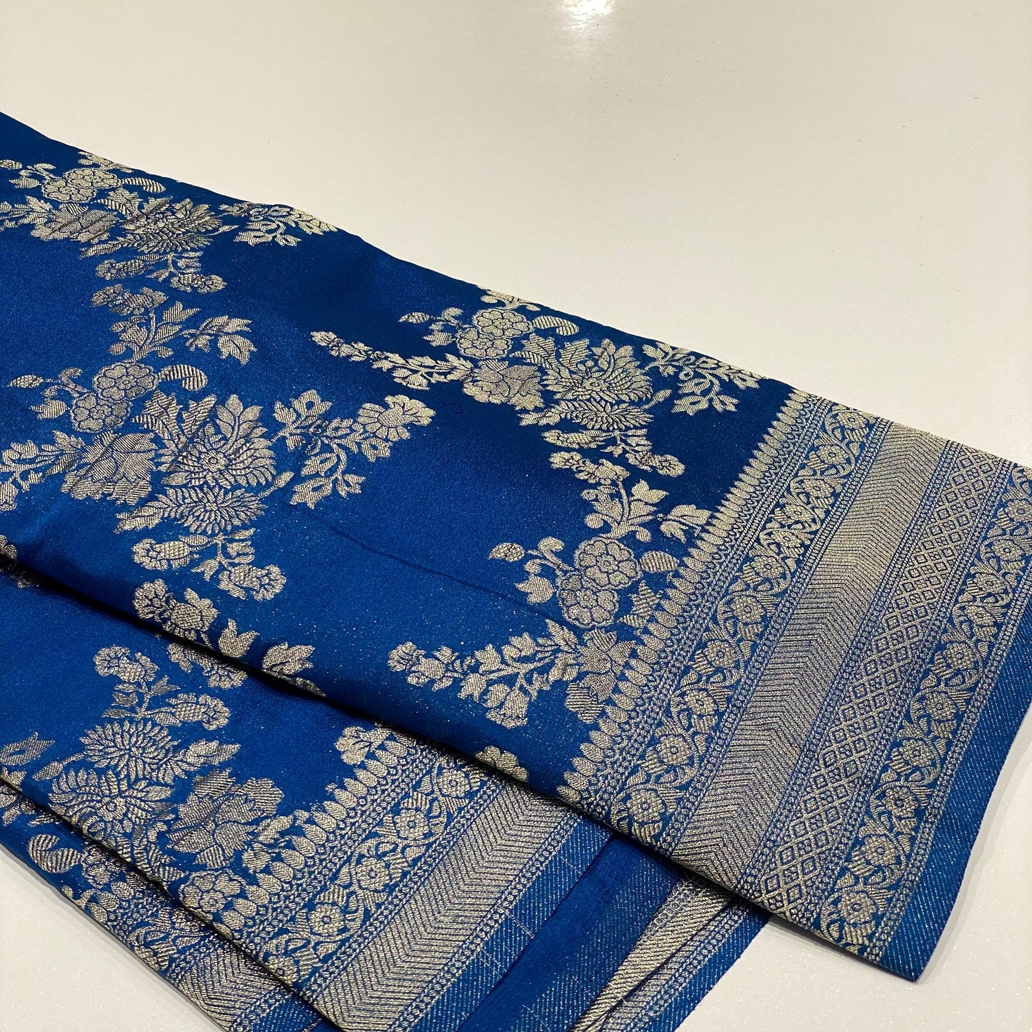Wrinkle Chiffon Banarasi Sarees