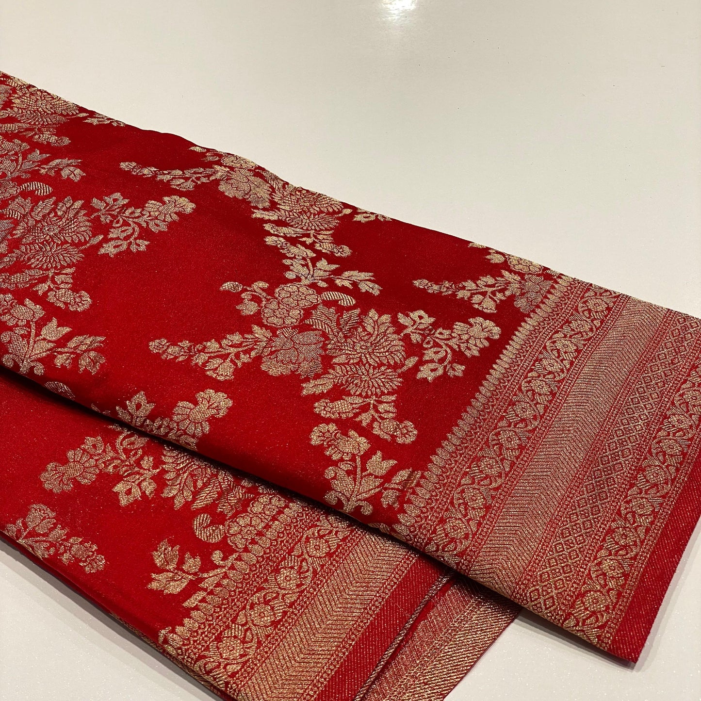 Wrinkle Chiffon Banarasi Sarees