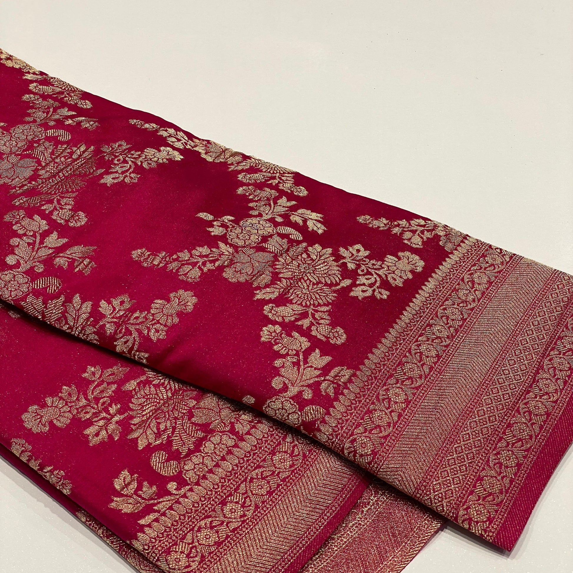 Wrinkle Chiffon Banarasi Sarees