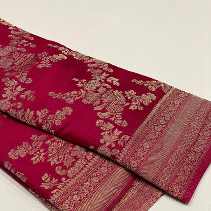 Wrinkle Chiffon Banarasi Sarees