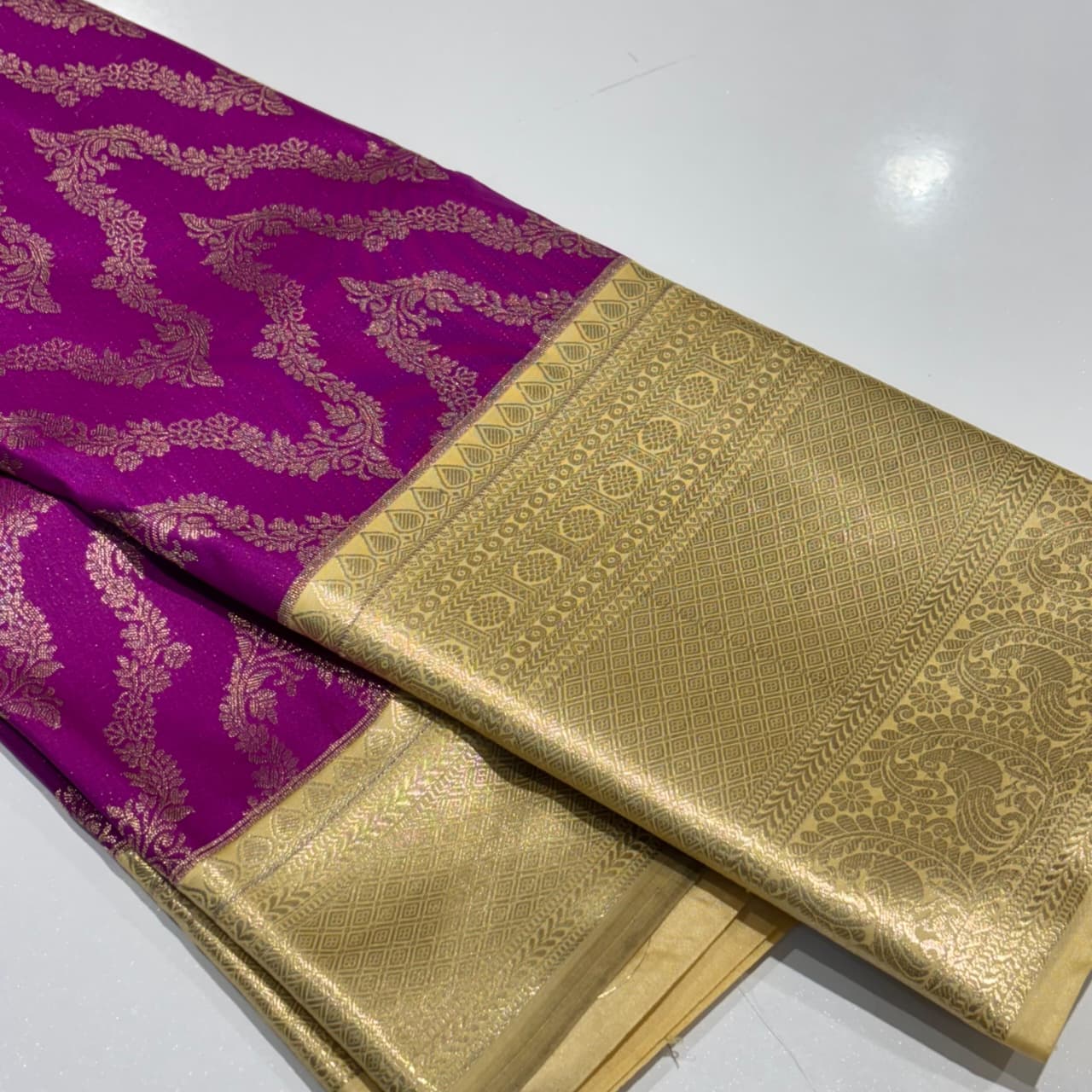 Semi Kanchivaram Silk Saree