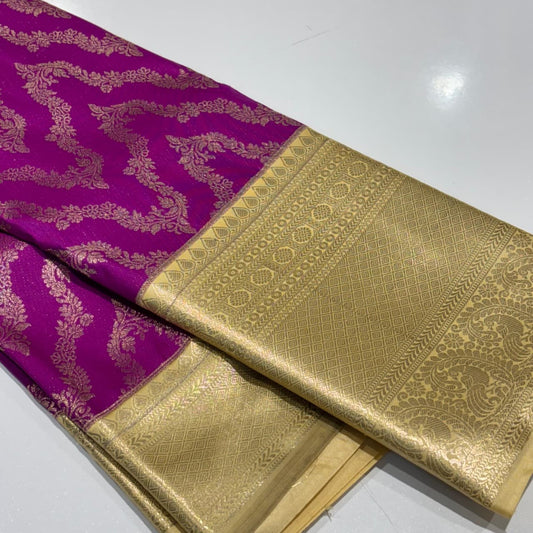 Semi Kanchivaram Silk Saree