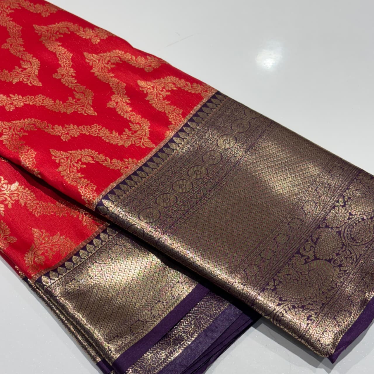 Semi Kanchivaram Silk Saree