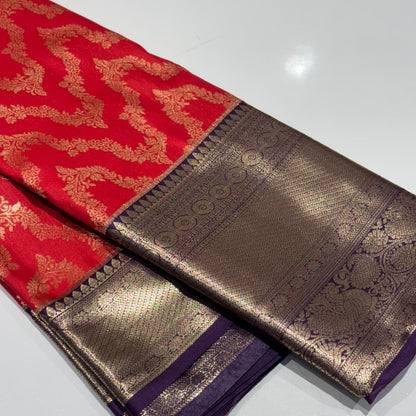 Semi Kanchivaram Silk Saree