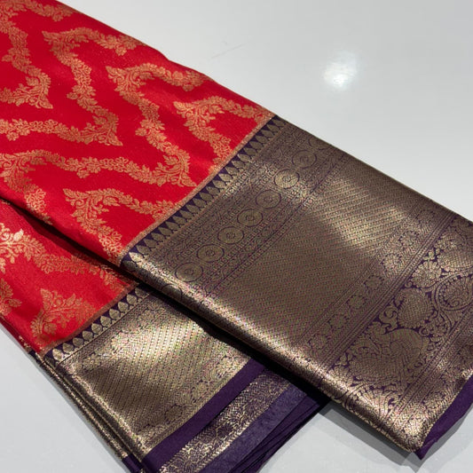 Semi Kanchivaram Silk Saree