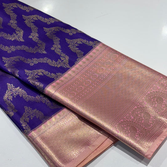 Semi Kanchivaram Silk Saree