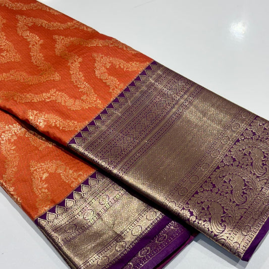 Semi Kanchivaram Silk Saree