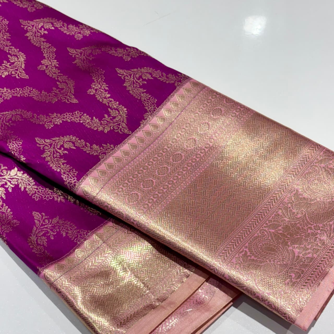 Semi Kanchivaram Silk Saree