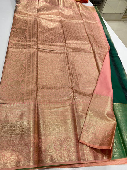 Semi Kanchivaram Silk Saree