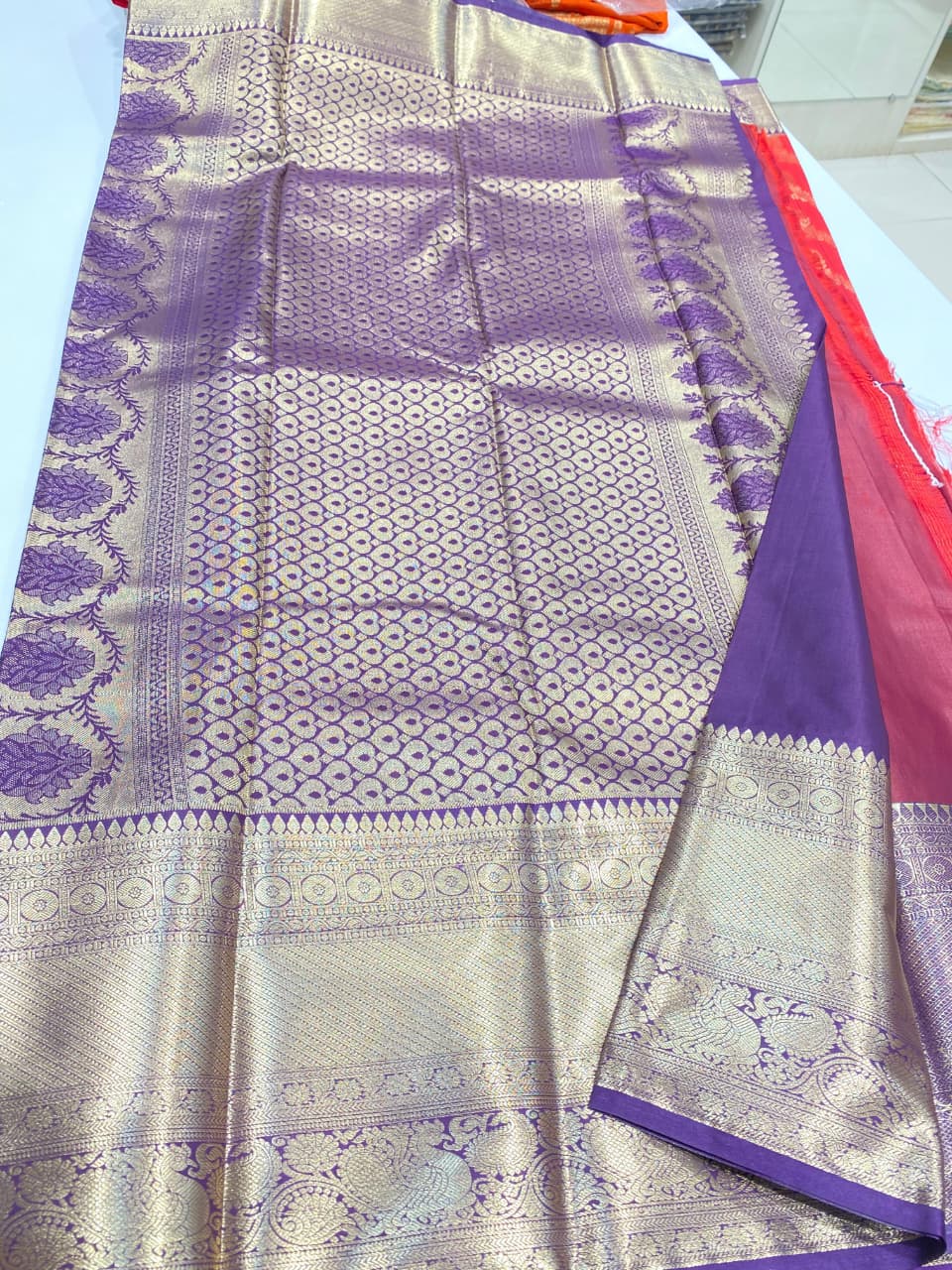 Semi Kanchivaram Silk Saree