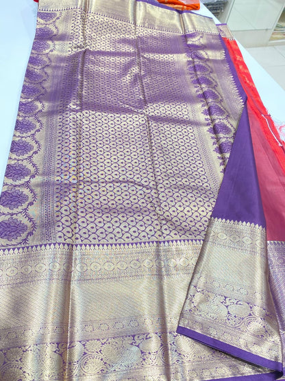 Semi Kanchivaram Silk Saree