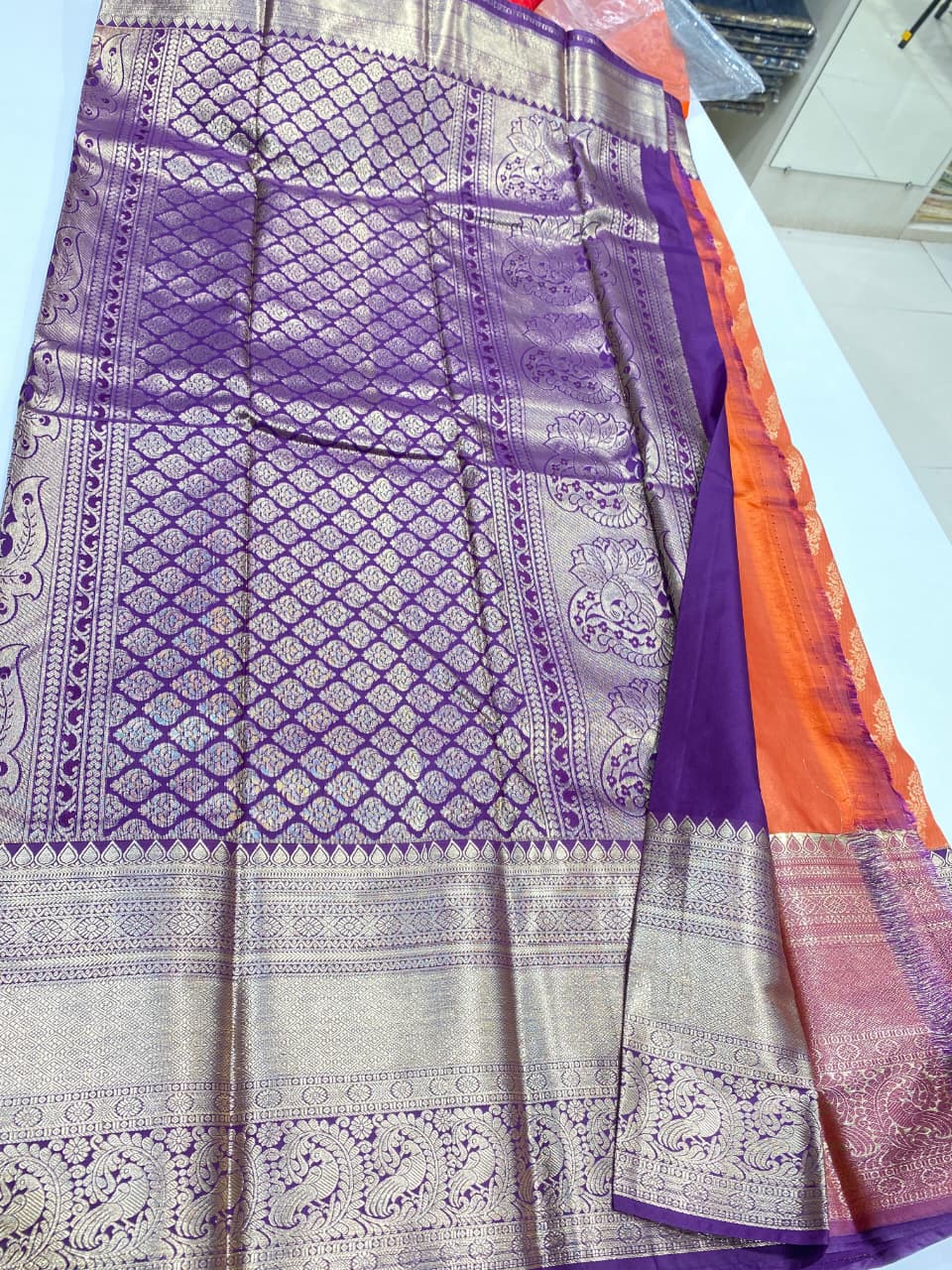 Semi Kanchivaram Silk Saree
