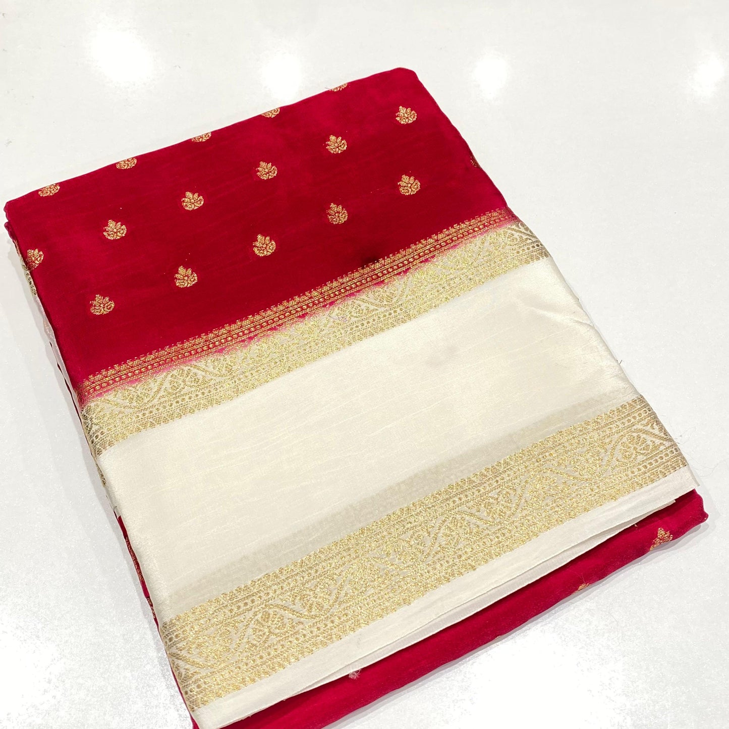 Designer Mysore Crepe Saree