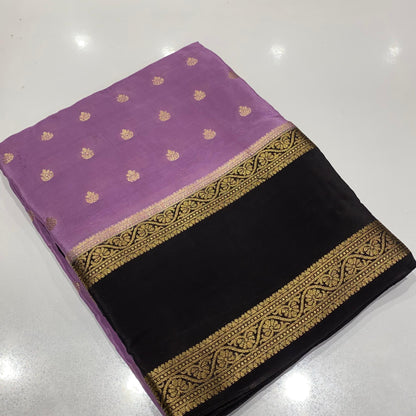 Designer Mysore Crepe Saree