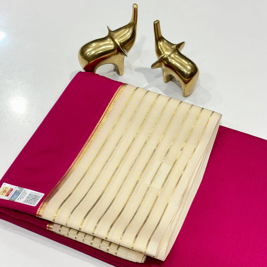 Pure Mysore Silk Saree