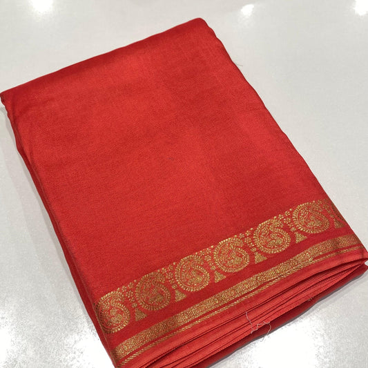Semi Mysore Silk Saree